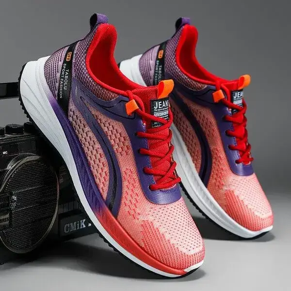 Men Casual Color Matching Mesh Breathable Sneakers - Stylish, Lightweight & Comfortable