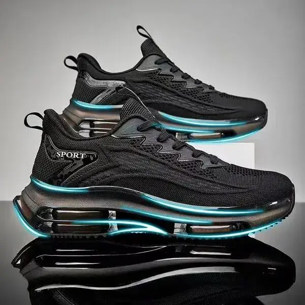 Mens Casual Non-Slip Air Cushion Running Sneakers | Comfortable & Stylish